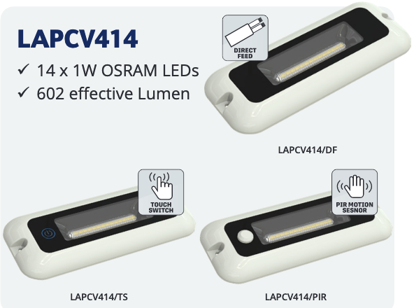 LAP CV LED Rectangular Lights LAPCV414