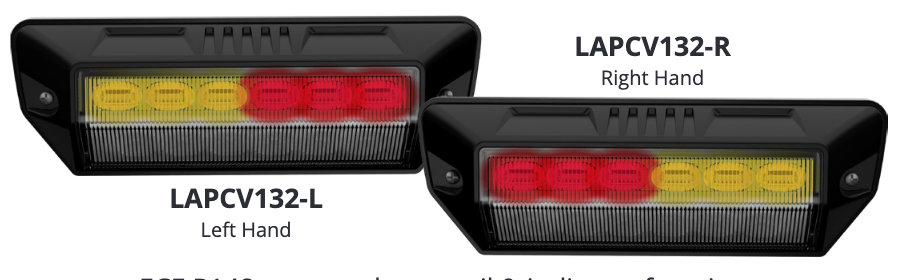 LAP STOP, TAIL & INDICATOR WITH COMBINED SCENE AND REVERSE LIGHT